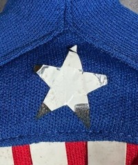 Captain Action By Ideal Vintage Captain America Uniform With Accessories