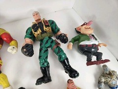 Large 1990’s Action Figure Toy Lot; Scooby Doo, Power Rangers, Ninja Turtles Etc