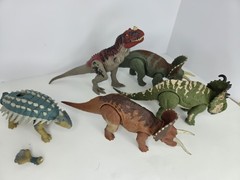 Lot Of 5 Jurassic World Dinosaurs Fallen Kingdom Triceratops CERATOSAURUS