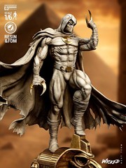 3D Printed Fan Art Moon Knight Sculpture by Wicked3d
