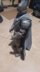 Batman Gray Armored Action Figure w/ Fabric Cape, Plastic/Fabric