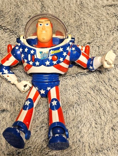 Disney Toy Story And Beyond Stars And Stripes Buzz Lightyear 12” Figure USA 1995
