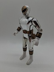 1995 Mighty Morphin Power Rangers 5″ Silver Chrome White Ranger Figure
