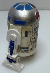 Vintage Star Wars Last 17 Glasslite Brazilian R2-D2 Pop-up No Saber Rare *124