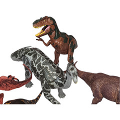 Jurassic World Dinosaur Velociraptor Kid Galaxy and other dinosaurs lot of 11