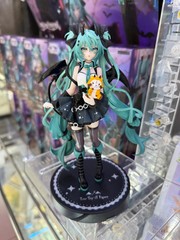 Handmade Anime Hatsune Miku Devil Cat Ear PVC Figure Cute Decorative Toy Gift