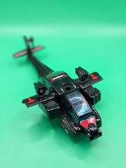 Vintage Gobots Warpath Helicopter Robot Figure 1980s Loose Missing Propeller