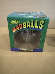 Madballs Mondo Set Glow In The Dark Skull Face Slobulus Horn Head Toy Figure OOP