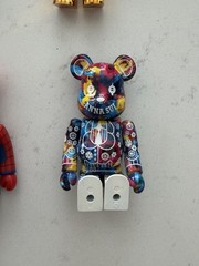 BE@RBRICK Bearbrick Figure Lot of 6 Spider-Man Iron Man Lucky Cat Anna Sui