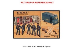 Vintage 1975 LJN S.W.A.T. SWAT #6850 Action Figure Packaging Parts C5