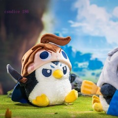 Teamfight Tactics Penguin Featherknight Sitting Plush Doll Peripherals,Ornament
