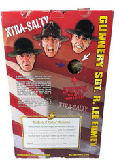 R Lee Ermey Gunny Xtra Salty Sideshow 12” Talking Figure USMC 1/6 READ FMJ
