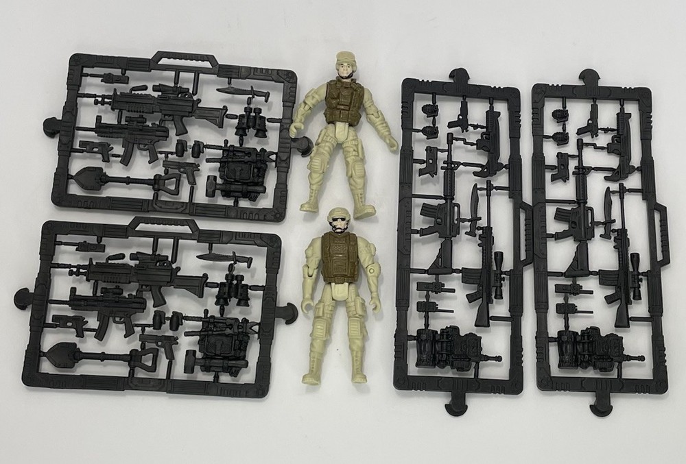Vintage Chap Mei Soldier Force Soldiers And Weapons Parts Lot