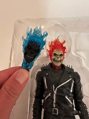Ghost Rider Johnny Blaze 9″ Action Figure w/Exchangeable Head & Gun BULK PACK