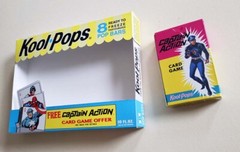 Captain Action Kool Pops Mail Away Package & Card Game Premium 1967 Type Read