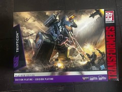 Hasbro Transformers Platinum Edition G1 Trypticon NEW MISB READ!