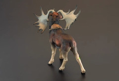1/6 Simulation Megalocerosr Deer Animal Model For 12″Action Scene 15.2*12.3cm