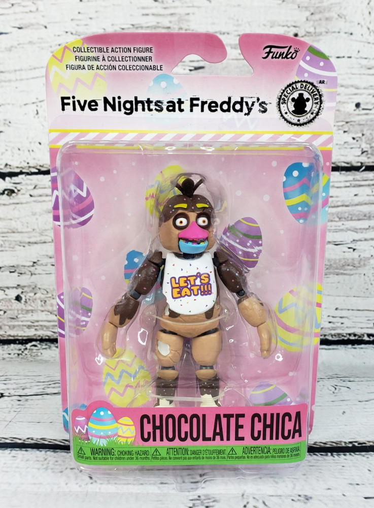 Five Nights at Freddy’s Chocolate Chica Action Figure FUNKO Easter New