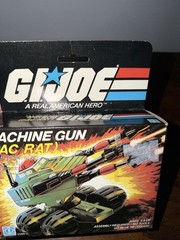 LOT Gi Joe Cobra original Cobra ASP 1984 MISB and 1983 PAC Rat Missle Launcher
