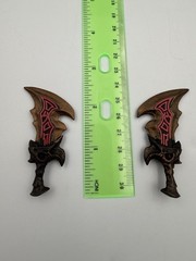 DC Unlimited God of War PS3 Series 1 Kratos Figure Swords Stand Rare