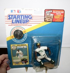 1991 Starting Lineup MLB Oakland Athletics Rickey Henderson Special Edition -HoF