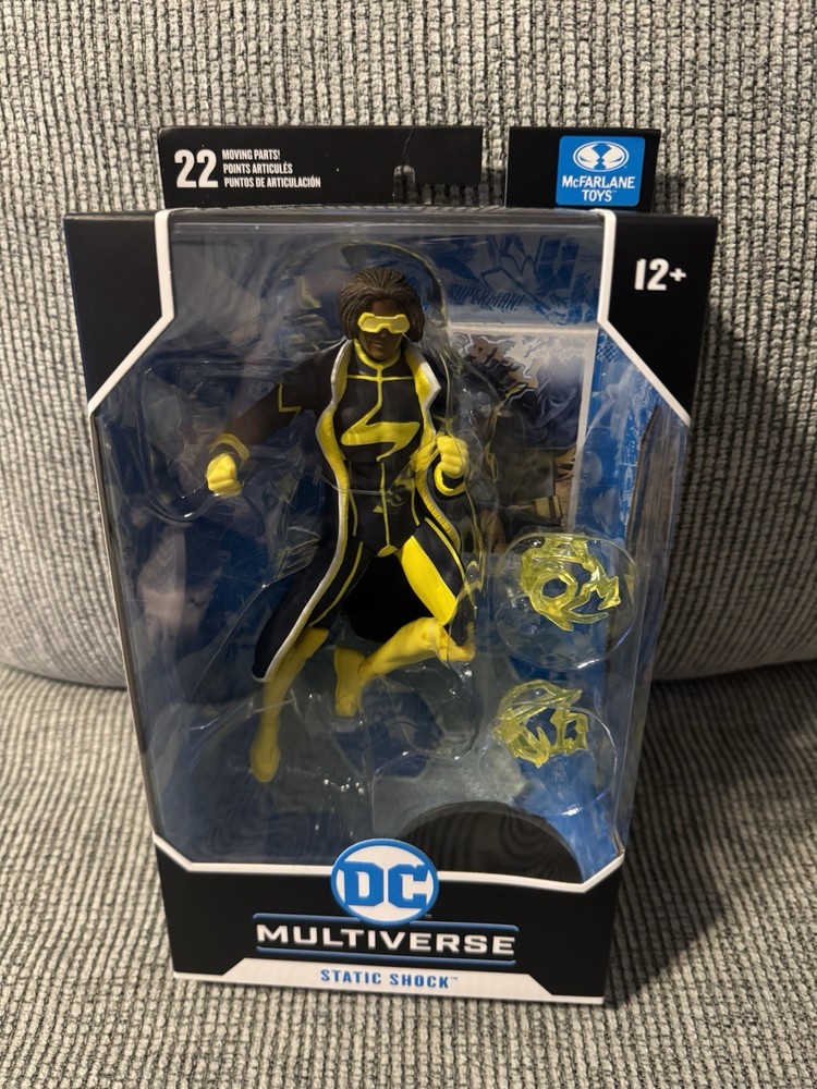 DC Multiverse Mcfarlane Toys New 52 Static Shock 7 Inch Action Figure