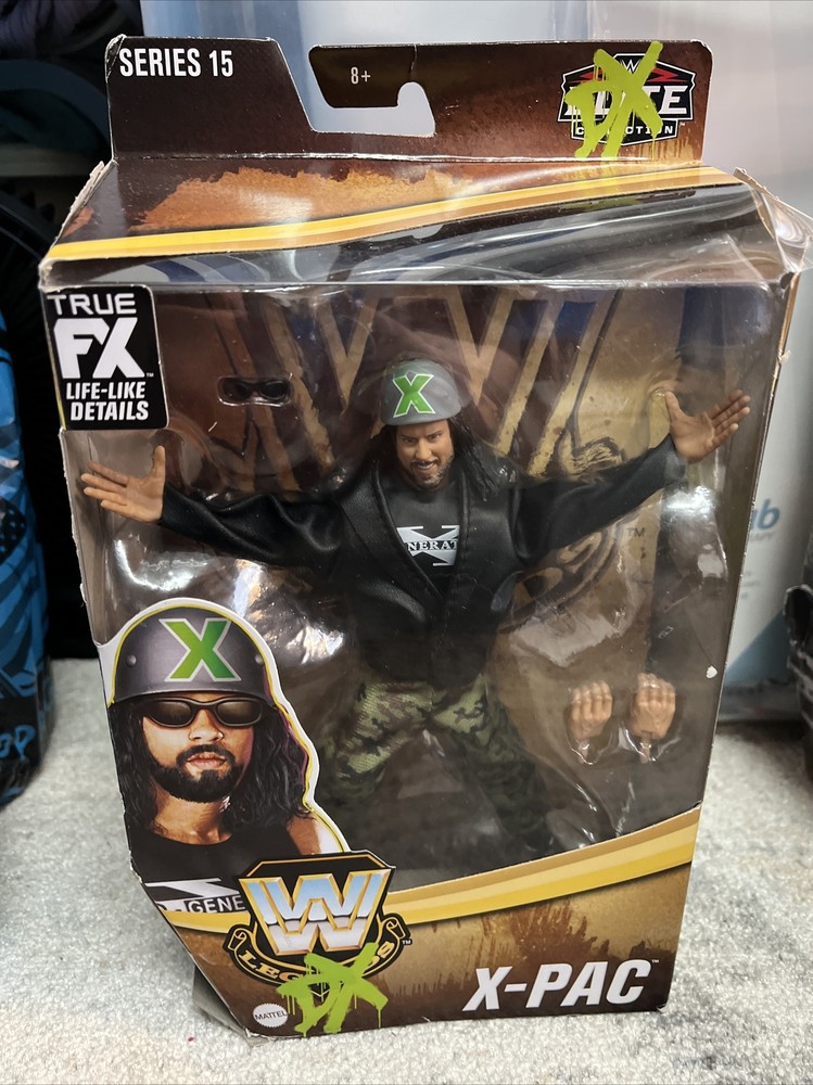 WWE Legends DX Elite Collection Series 15 X-PAC Action Figure -Damaged Box
