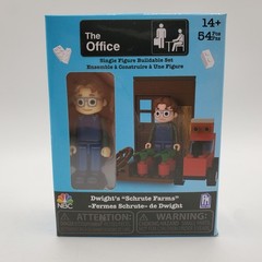 The Office Dwight Schrute Farms Buildable Set Action Figure PhatMojo New Sealed