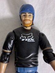 2010 Tony Hawk action figure 5″ Wearing Fox Racing shirt