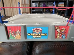 1990 Superstar Pro Wrestling Ring Toymax Partially Complete With Original Box