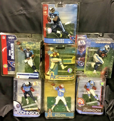 MCFARLANE NFL HOUSTON OILERS TENNESSEE TITANS CAMPBELL MOON MCNAIR JOHNSON YOUNG