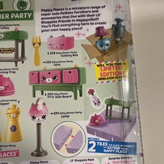 Shopkins Happy Places – Home Collection Kitty Dinner Party Decorator’s Pack NIB