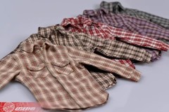 1/6 Scale Male Plaid Shirt Model For 12 Inch Ph Tbl Action Figure Body Toys