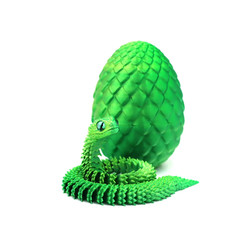 3D Printing Action Figure Snake Egg Toys Creative Stress Relief Anime Figures Mo