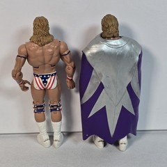 2014 LOT WWE Narcissist Lex Luger Elite Series 45 W Cape + Series 30 Flashback