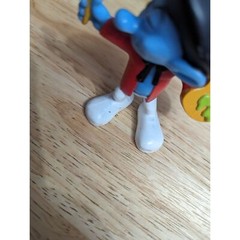 Smurfs x McDonald’s Painter Smurf 3 inch pvc plastic toy paint brush / palette