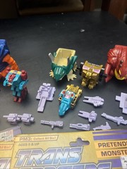 Transformers G1 Pretender Monsters Monstructor Complete W/ Cardbacks Read T10