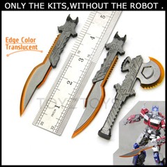 Knife Upgrade Kit For Yolopark AMK OP Prime Weapon Axe Knife – Edge Orange+Dark