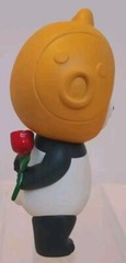 PLANET BEAR Mini Taiyaki PanPan Series 1 ROSE FLOWER 🐼🌹Panda PVC Figure NEW