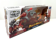 ZURU ROBO ALIVE DINO WARS RAPTOR T-REX 2 PACK DINOSAURS BATTLE SET LIGHTS SOUNDS
