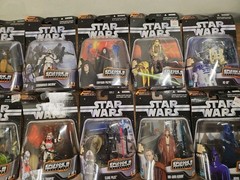 Box of 12 Star Wars Heroes Villains Collection Episode 3 Figures 2006
