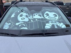 Official Licensed Bendy And The Ink Machine Car Sunshade Brand New