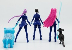 K Pop Demon Hunter Witch Girl Anime Figures 5Pcs Collectible Dolls Set