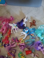 My Little Pony MLP Mixed Lot of Mini Figures, Dolls, Various Types & Generations