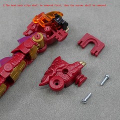 Upgrade Kit For Legacy Transmetal II Megatrn Replace Tail Knife Weapon