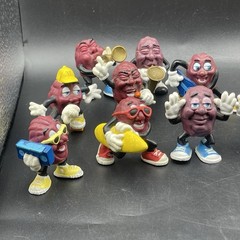 California Raisins Lot of 12 PVC Figures Band Figurines 80’s Vintage 1987 C Pix