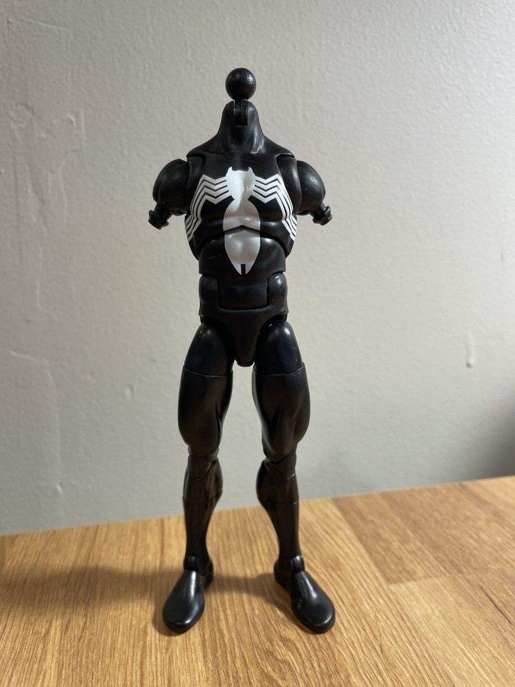 Marvel Legends Black Suit Spider-man Symbiote Body Fodder Custom