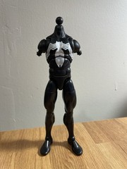 Marvel Legends Black Suit Spider-man Symbiote Body Fodder Custom