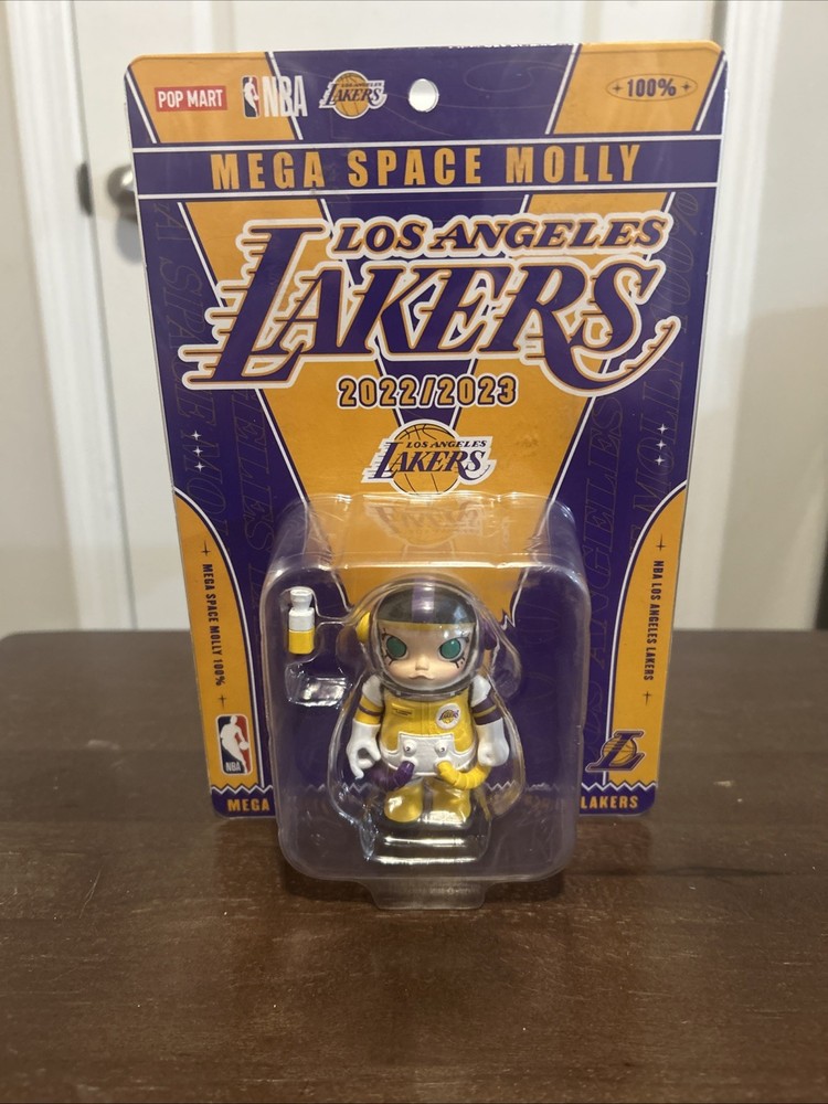 Pop Mart Mega Space Molly x NBA Los Angeles LA Lakers Special Edition Figure NEW