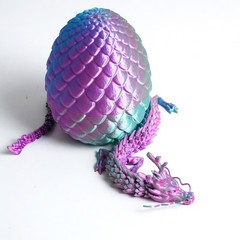 3D Printed Dragon Egg Model,Articulated Animals Figure,Fidget Toys Home Decor